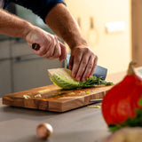 Quality Damascus print - Nakiri knife