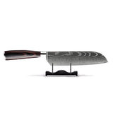 Quality Damascus print - Santoku knife