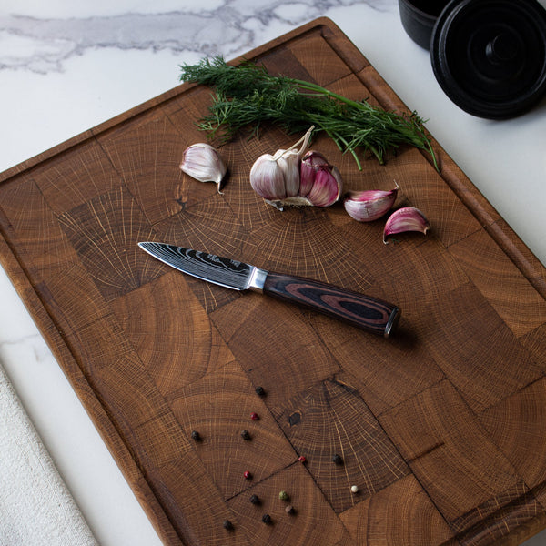 Damascus print series - Paring knife