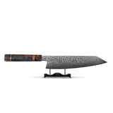 Kiritsuke Octagons Damascus Knife 23 cm - Style 1