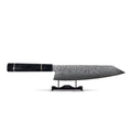 Kiritsuke Octagons Damascus Knife 23 cm - Style 3