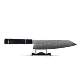 Kiritsuke Octagons Damascus Knife 23 cm - Style 3