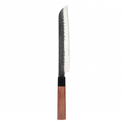 Shinrai Knives - Kurayami Damascus Bread Knife 20 cm