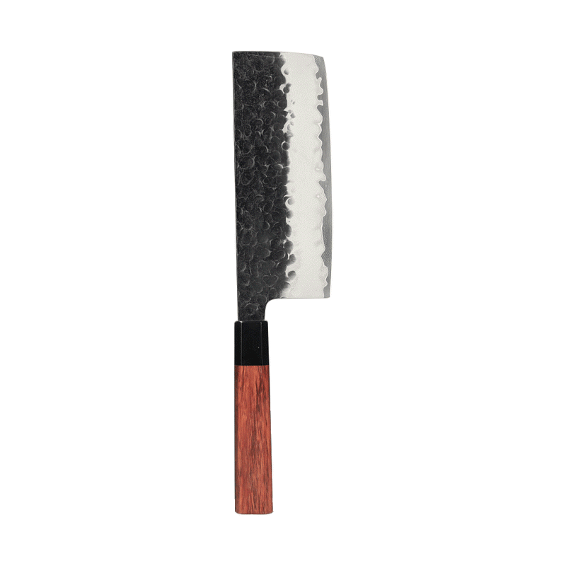 Shinrai Knives - Kurayami Damascus Nakirimes 18 cm