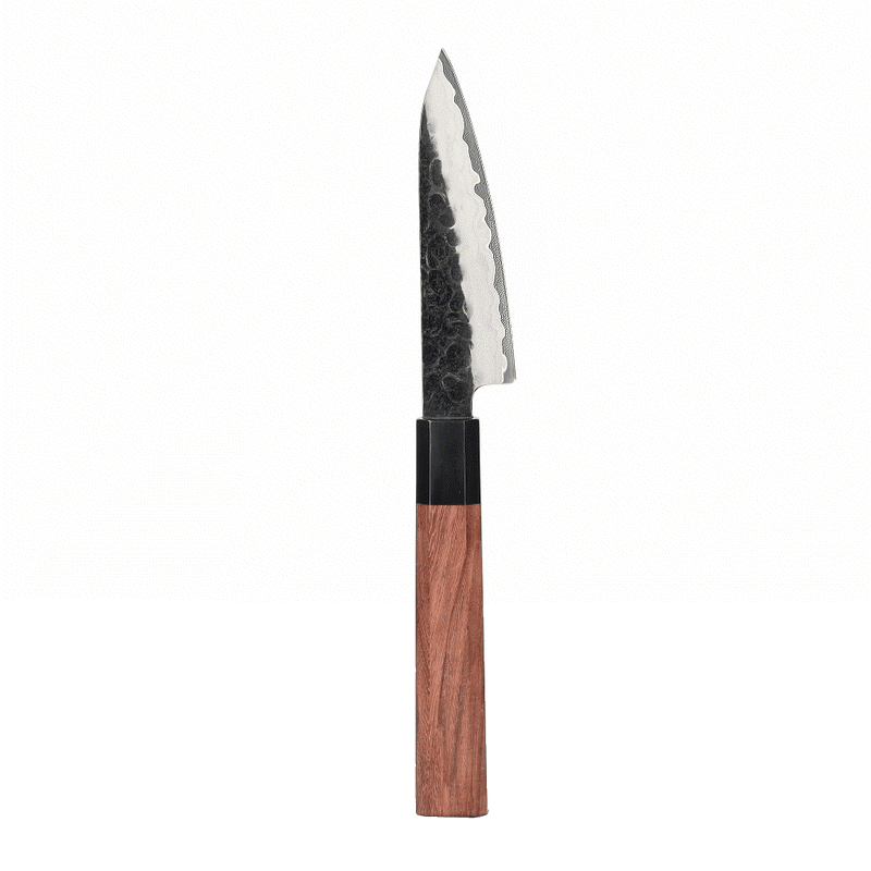 Shinrai Knives - Kurayami Damascus Paring Knife 9 cm