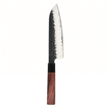 Shinrai Knives - Kurayami Damascus Santoku knife 18 cm