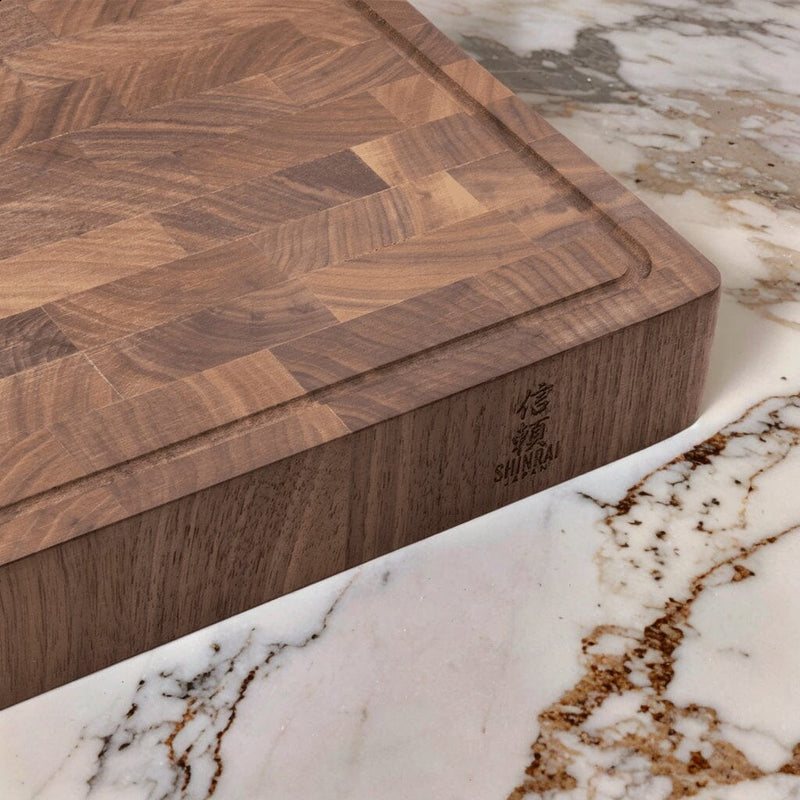 Luxury walnut wood cutting board - 40 x 30 x 4.5 cm