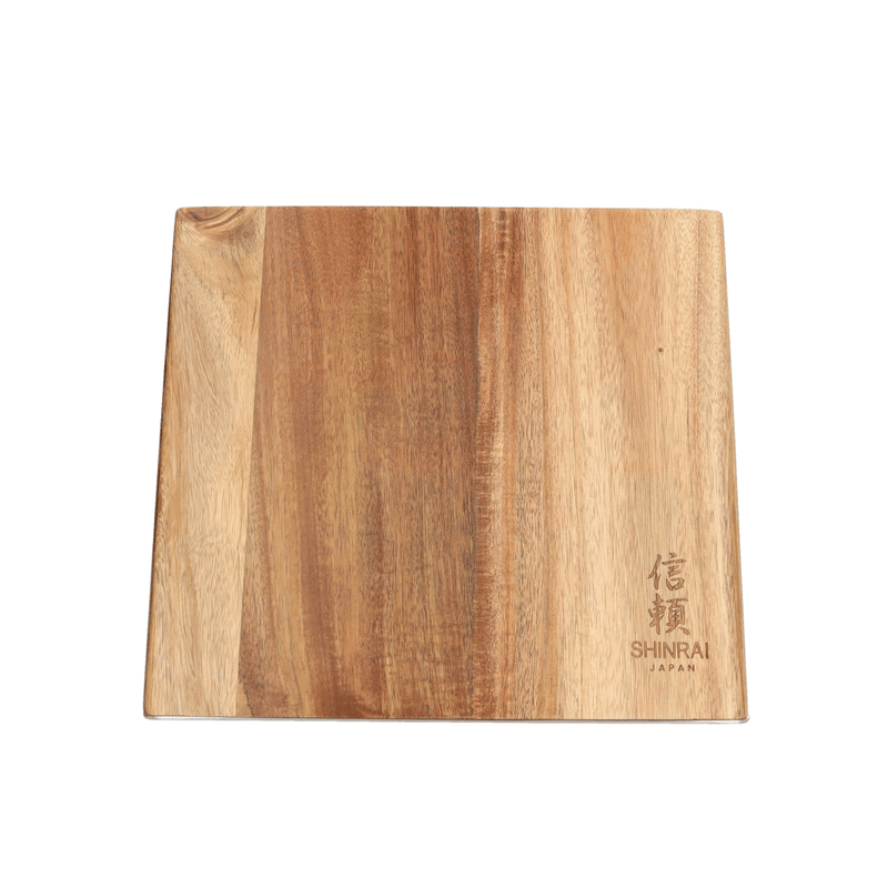 Shinrai Knives - Magnetic Knife Block Cito Single Sided - Acacia Wood