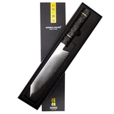 Kiritsuke Octagons Damascus Knife 23 cm - Style 3