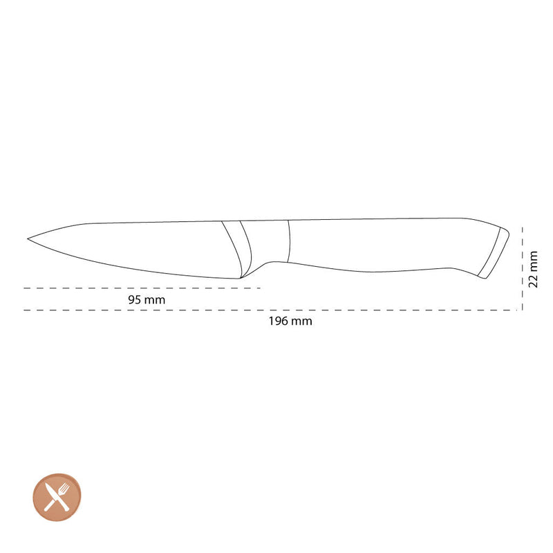 Shinrai Knives - Eclipse Series 6-Piece Damascus Knife Set