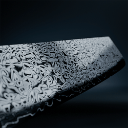 Shinrai Knives - Takumi Kaza Damascus Nakirimes 18 cm