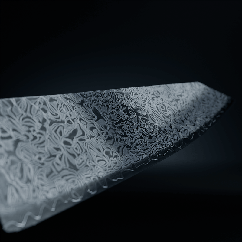 Shinrai Knives - Takumi Kaza Damascus Kiritsuke 20 cm