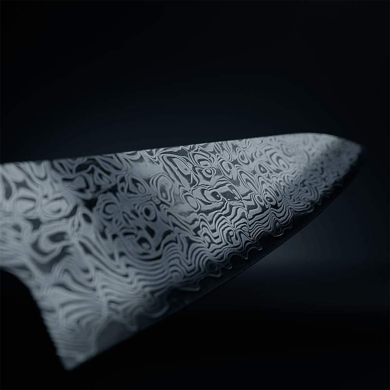 Shinrai Knives - Takumi Kaza 7-piece Damascus Knife Set