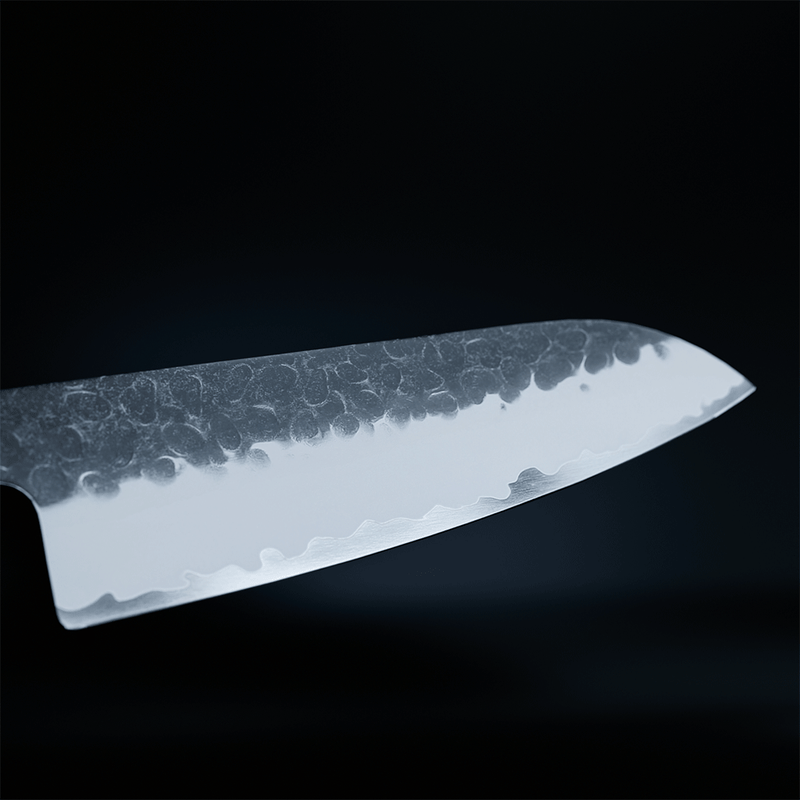 Kurayami Damascus Santoku Knife 18 cm