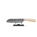 Akari Damascus Print 6-piece Knife Set + Knife Block Robur