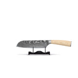 Akari Damascus Print 6-piece Knife Set + Knife Block Stans