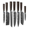 Quality Damascus Print Knives