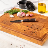 Shinrai Knives - Damascus Print 7-delige Messenset + Messenblok Rotate Messenset met blok Shinrai Knives 