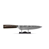 Shinrai Knives - Damascus Print 7-delige Messenset + Messenblok Rotate Messenset met blok Shinrai Knives 