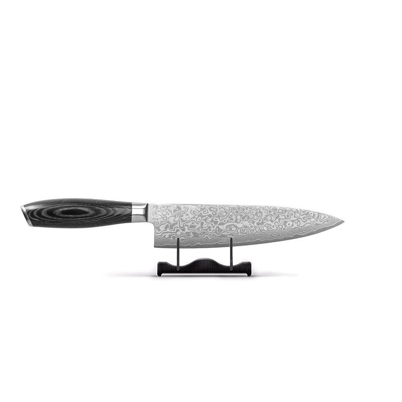 Shinrai Knives - Damast Pakka Wood 6-delige Messenset + Messenblok Rotate Messenset met blok Shinrai Knives 