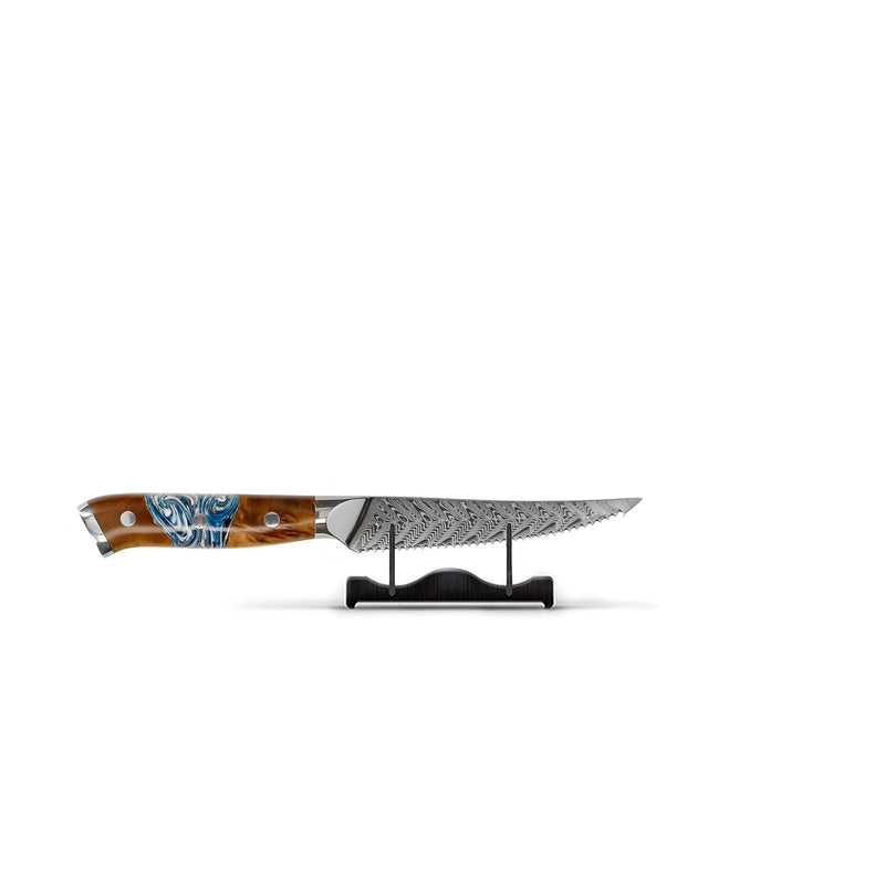 Shinrai Knives - Eclipse 6-delige Messenset + Messenblok Cito dubbelzijdig Messenset met blok Shinrai Knives 