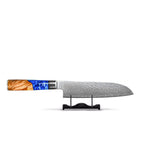 Shinrai Knives - Epoxy Sapphire 6-delige Messenset + Messenblok Cito dubbelzijdig Messenset met blok Shinrai Knives 