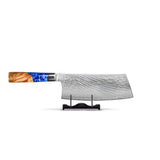 Shinrai Knives - Epoxy Sapphire 6-delige Messenset + Messenblok Rotate Messenset met blok Shinrai Knives 