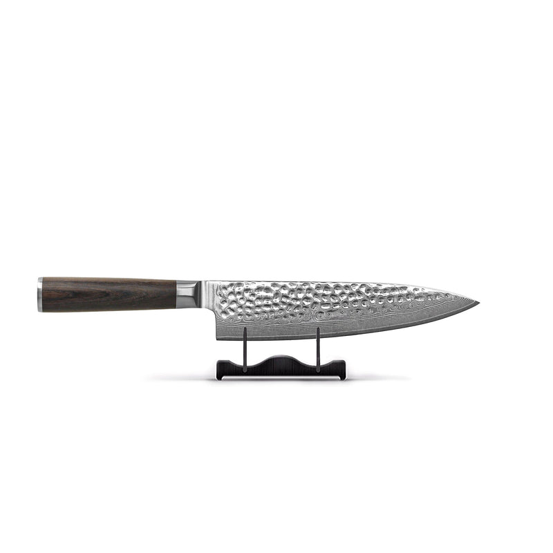 Shinrai Knives - Hammered Damast BR 5-delige Messenset + Messenblok Cito dubbelzijdig Messenset met blok Shinrai Knives 