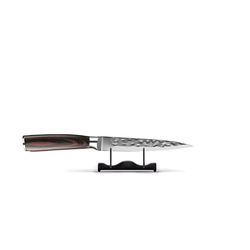 Shinrai Knives - Hammered RVS Mega Bundel - All you need Messenset met blok, snijplank en slijpsteen Shinrai Knives 