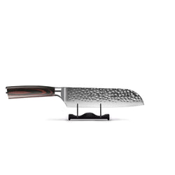Shinrai Knives - Hammered RVS Mega Bundel - All you need Messenset met blok, snijplank en slijpsteen Shinrai Knives 