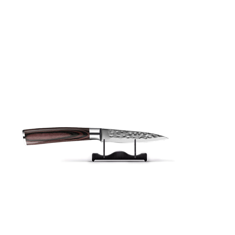 Shinrai Knives - Hammered RVS Mega Bundel - All you need Messenset met blok, snijplank en slijpsteen Shinrai Knives 