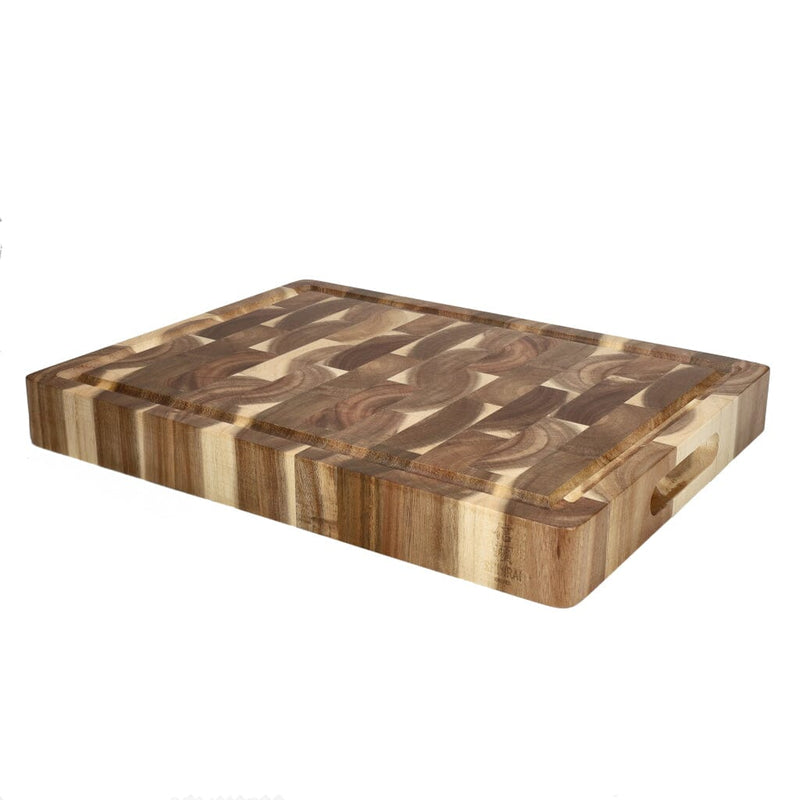 Luxury Acacia Wood End Grain Cutting Board Bundle