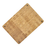 Shinrai Knives - Luxury Cutting Board Bamboo Wood - End Grain - 35 × 25 × 2.5 cm