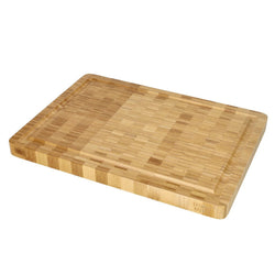 Shinrai Knives - Luxury Cutting Board Bamboo Wood - End Grain - 35 × 25 × 2.5 cm
