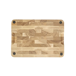 Shinrai Knives - Luxury Ash Wood End Grain Cutting Board - 35 × 25 × 2.5 cm