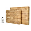 Shinrai Knives - Luxe Snijplank Essenhout - Kopshout - Bundel
