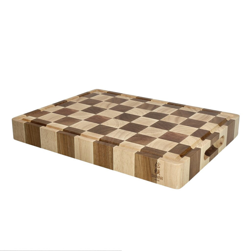 Luxury Checkerboard End Grain Cutting Board Bundle