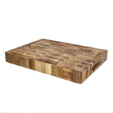 Luxury Teak Wood End Grain Cutting Board Bundle