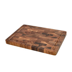 Shinrai Knives - Luxury Cutting Board Walnut Wood - End Grain - 35 × 25 × 2.5 cm