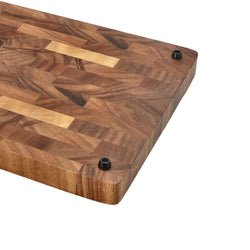 Shinrai Knives - Luxury Cutting Board Walnut Wood - End Grain - 35 × 25 × 2.5 cm