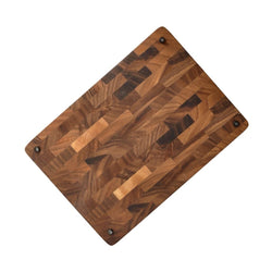 Shinrai Knives - Luxury Cutting Board Walnut Wood - End Grain - 35 × 25 × 2.5 cm