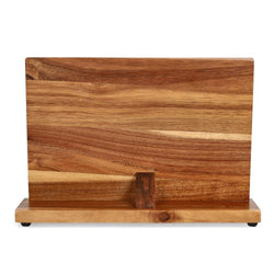 MAGNETIC KNIFE BLOCK SINGLE SIDED - ACACIA WOOD