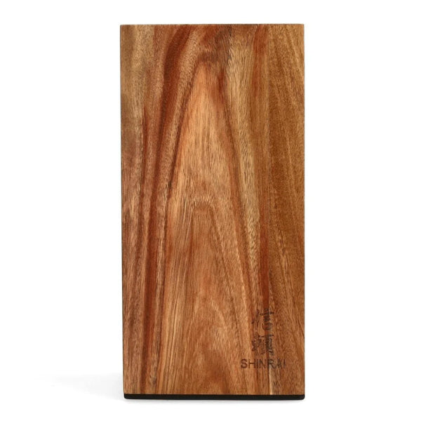 Shinrai Knives - Magnetic Knife Block Rotate - Acacia Wood