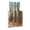 Mother of Pearl Jewels 5-piece Knife Set + Knife Block Cito double-sided