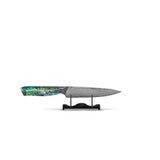 Shinrai Knives - Parelmoer Jewels Serie 5-delige Damascus Messenset Messenset Shinrai Knives 