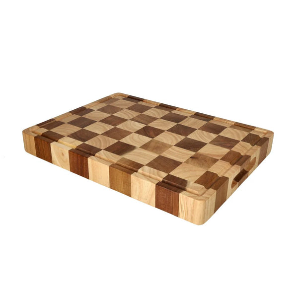 Shinrai Knives - Chess Cutting Board Acacia Wood - 40 x 30 x 4.5 cm