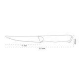 Shinrai Knives - Eclipse Series Damascus Steak Knife 13 cm