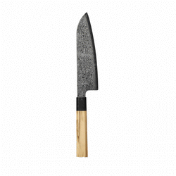 Shinrai Knives - Takumi Kaza Damascus Santoku knife 18 cm