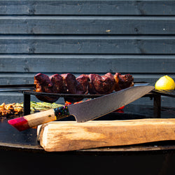 Special Edition - Ruby Epoxy Jewels - Chefs Knife