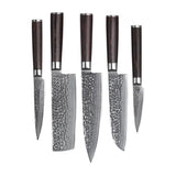 Hammered Damascus BR-Series - 5 Piece Set